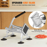 VEVOR Commercial Vegetable Slicer, 1/4 inch Fruit Slicer, Stainless Steel and Aluminum Alloy Vegetable Cutter Slicer Machine, Manual Slicer with Non-