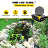 VEVOR LLDPE Pond Liner 15x20 ft, Pond Liner 20 Mil, Fish Pond Liners for Waterfall, Pond and Fish Ponds - 45-Degree Angle