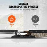 VEVOR Rear Step Bumper Steel Bumper for 1999-2007-Ford F250/Ford F350 Super Duty - 45-Degree Angle