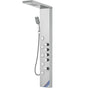 Shower Panel System, 4 Shower Modes Shower Panel Tower, Rainfall, Waterfall, 5 Full Body Massage Jets and 3-Setting Handheld Shower Head with 59" Hose, Stainless Steel Wall-Mounted Shower Set