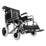 VEVOR Wheelchair Steel Transport Chair Foldable Wheelchair 24-In W Seat 300lbs - Extra Image