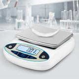VEVOR Lab Analytical Balance Digital Precision Scale 5000gx0.01g High Precision - Low Angle