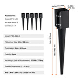 VEVOR Fence Post Anchor Ground Spike 6 Pack 24 x 4 x 4 In Metal Fence Stakes - Extra Image