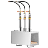 VEVOR Portable Propane Forge, 3 Burner Farrier Forge, 2600℉ Tool and Knife Making Blacksmithing Gas Forge, Large Capacity Square Stainless Steel Gas Forging Tools and Equipment for Metal Forging - Extra Image