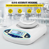 VEVOR Lab Analytical Balance Digital Precision Scale 3000gx0.01g High Precision - Side View