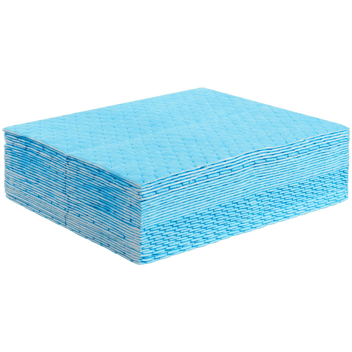 VEVOR Spill Absorbent Pads, Water Absorbing Mat Pad in Dispenser Box, 6 Gal Capacity, 15" L x19" W Polypropylene Absorbent Pad for Water, 30 pcs per