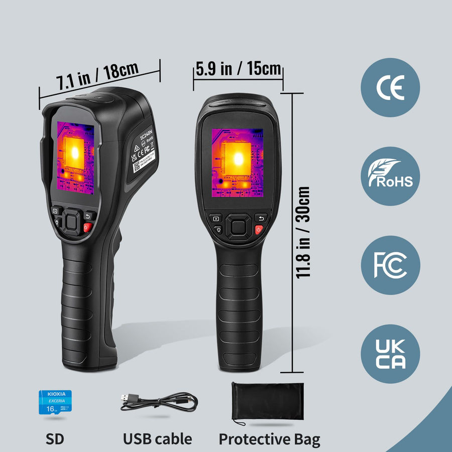 Infrared Thermal Imager Thermal Camera IR Resolution 240x180 2.8" LCD Screen