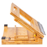 VEVOR Soap Cutter, Cut 1-12 Bars, Precisely and Accurately Cut 1 Inch Bars, Bamboo Soap Slicer With Steel Wire, Multi Handmade Soap Wire Cutter for