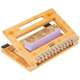 VEVOR Soap Cutter, Cut 1-12 Bars, Precisely and Accurately Cut 1 Inch Bars, Bamboo Soap Slicer With Steel Wire, Multi Handmade Soap Wire Cutter for