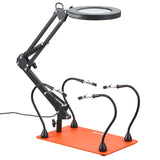 VEVOR Magnetic Helping Hands Soldering Station 3X LED Magnifying Lamp 4 Arms - Extra Image