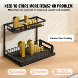 VEVOR 2-Tier Wire Pull Out Cabinet Under Sink Organizer 10.7