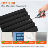 VEVOR Acoustic Foam Panels 36 Pack 12 x 12 x 2 in for Studio Wall and Ceiling - Top-Down View