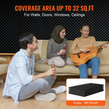 VEVOR Acoustic Foam Panels 4 Pack 48 x 24 x 2 in for Studio Wall and Ceiling - 45-Degree Angle