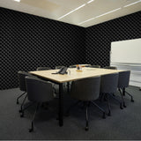 VEVOR Acoustic Foam Panels 4 Pack 48 x 24 x 2 in for Studio Wall and Ceiling - Low Angle