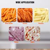 Commercial Vegetable Fruit Chopper 1/4" Blade Heavy Duty Professional Food Dicer Kattex French Fry Cutter Onion Slicer Stainless Steel for Tomato Peppers Potato Mushroom