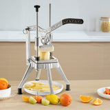 Commercial Vegetable Fruit Chopper 1/4" Blade Heavy Duty Professional Food Dicer Kattex French Fry Cutter Onion Slicer Stainless Steel for Tomato Peppers Potato Mushroom