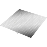 VEVOR Recessed Manhole Cover 60 x 60 cm Clear Opening, Galvanized Steel Drain Cover Overall Size 67 x 67 cm, Sealed Square Manhole Cover and Frame, Steel Man Hole Lid Inspection Access for Boat/ - Extra Image