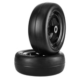 VEVOR Lawn Mower Tires with Rim, 11x4-7" Tubeless Tractor Tires, 2-Pack Tire and Wheel Assemby, Flat-free PU Tire, 3.4" Centered Hub, 3/4" Bushing