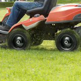 VEVOR Lawn Mower Tires with Rim, 11x4-7" Tubeless Tractor Tires, 2-Pack Tire and Wheel Assemby, Flat-free PU Tire, 3.4" Centered Hub, 3/4" Bushing