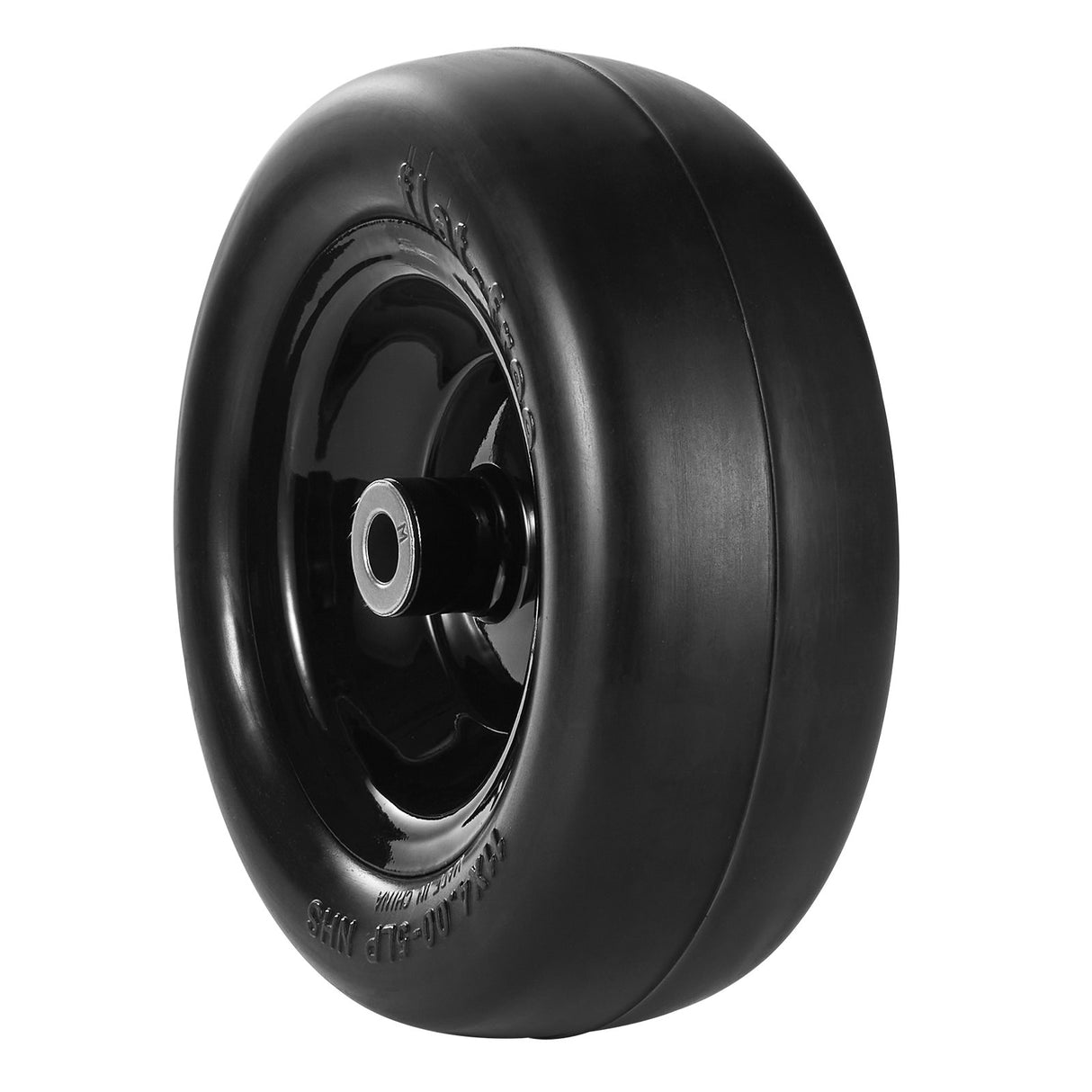 VEVOR Lawn Mower Tires with Rim, 11x4-7" Tubeless Tractor Tires, 2-Pack Tire and Wheel Assemby, Flat-free PU Tire, 3.4" Centered Hub, 3/4" Bushing
