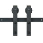 VEVOR 8FT Sliding Barn Door Hardware Closet Track Kit for Single Door J Hanger