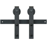 VEVOR 8FT Sliding Barn Door Hardware Closet Track Kit for Single Door J Hanger