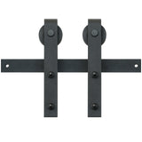 VEVOR 8FT Sliding Barn Door Hardware Closet Track Kit for Single Door J Hanger - Extra Image