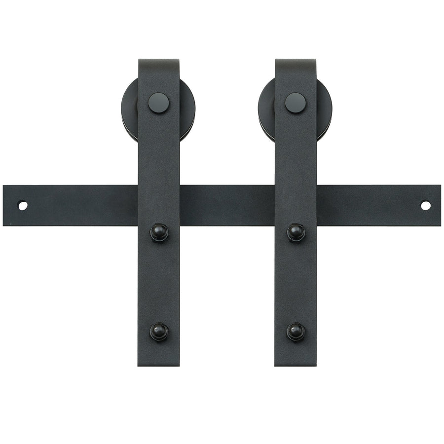 VEVOR 8FT Sliding Barn Door Hardware Closet Track Kit for Single Door J Hanger, image 10