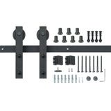 VEVOR 8FT Sliding Barn Door Hardware Closet Track Kit for Single Door J Hanger