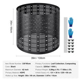 VEVOR Compost Bin 1000 L, Outdoor Expandable Composter, Easy to Setup & Large Capacity Composting Bin, Fast Creation of Fertile Soil - Close-Up Angle