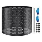 VEVOR Compost Bin 1000 L, Outdoor Expandable Composter, Easy to Setup & Large Capacity Composting Bin, Fast Creation of Fertile Soil