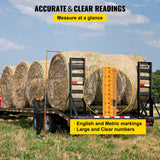 VEVOR Load Height Measuring Stick 20' Sturdy Truck Height Stick Easy to Read - Top-Down View