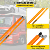 VEVOR Load Height Measuring Stick 20' Sturdy Truck Height Stick Easy to Read - 45-Degree Angle