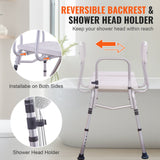 VEVOR Tub Transfer Bench Bathtub Shower Seat for Senior Height Adjustable 400LBS - 45-Degree Angle
