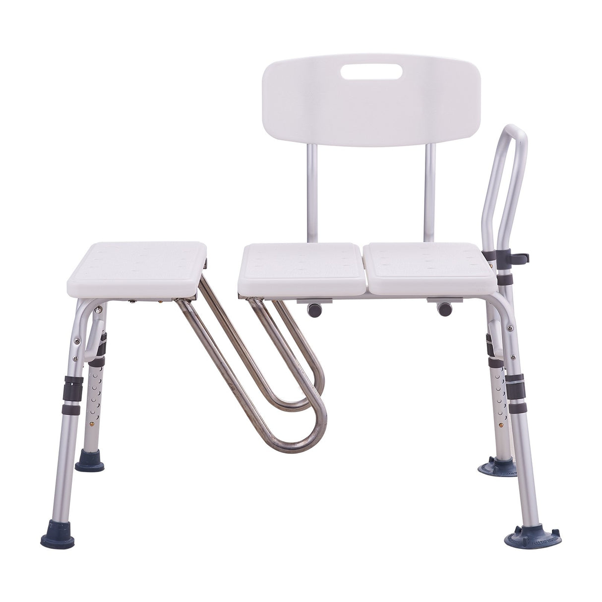 VEVOR Tub Transfer Bench Bathtub Shower Seat for Senior Height Adjustable 400LBS