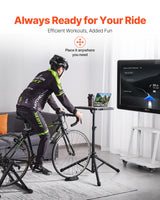 VEVOR Stationary Cycling Desk Bike Trainer Fitness Desk with Triangle Support - Front View