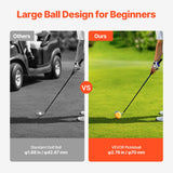 VEVOR Backyard Golf Game 3 Hole Portable Bucket Golf Game for Kids and Adults - Side View
