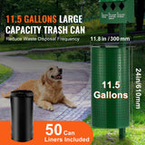 VEVOR Dog Waste Station with 600 Dog Poop Bags Commercial Park Pet Poop Station - Top-Down View