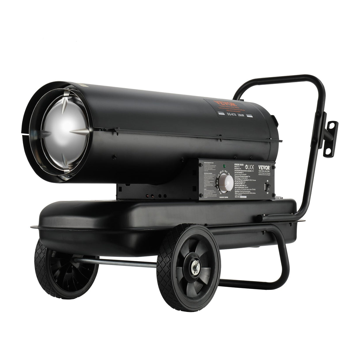 VEVOR Portable Kerosene Forced Air Heater 70000 BTU Indoor Outdoor Use 5gal Tank