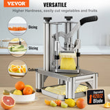 VEVOR Commercial Vegetable Dicer Vegetable Chopper 4 Blades French Fry Cutter - Front View
