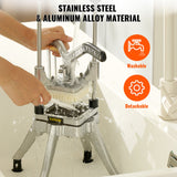 VEVOR Commercial Chopper Commercial Vegetable Chopper with 4 Blades Fruits Dicer - Rear View