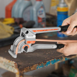 VEVOR 3 in 1 Manual Lever Pipe Tube Bender for 6.35 mm 9.5 mm 12.7 mm O.D. Pipes - Close-Up Angle