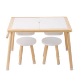 VEVOR Kids Sensory Table & Chair Set Sand Water Play Table with 2 Storage Bins