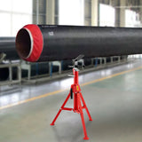 VEVOR Pipe Jack Stand V-Head Foldable Legs 2500LB Max. Height 52