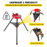 VEVOR Tripod Pipe Chain Vice Stand 1/8