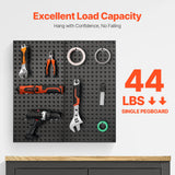 VEVOR Metal Pegboard Panels609.6 x 304.8 mm2 Panels Wall Organizer for Home