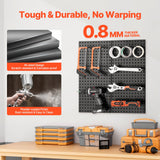 VEVOR Metal Pegboard Panels609.6 x 304.8 mm2 Panels Wall Organizer for Home