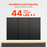 VEVOR Metal Pegboard Panels609.6 x 304.8 mm3 Panels Wall Organizer for Home - Front View