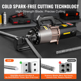 VEVOR 2000W Electric Hydraulic Rebar Cutter Cutting up to 1.1 Inch 5-28mm - Rear View