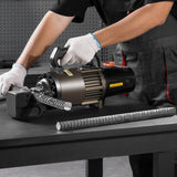 VEVOR 2300W Electric Hydraulic Rebar Cutter Cutting up to 1.26 Inch 5-32mm - Close-Up Angle